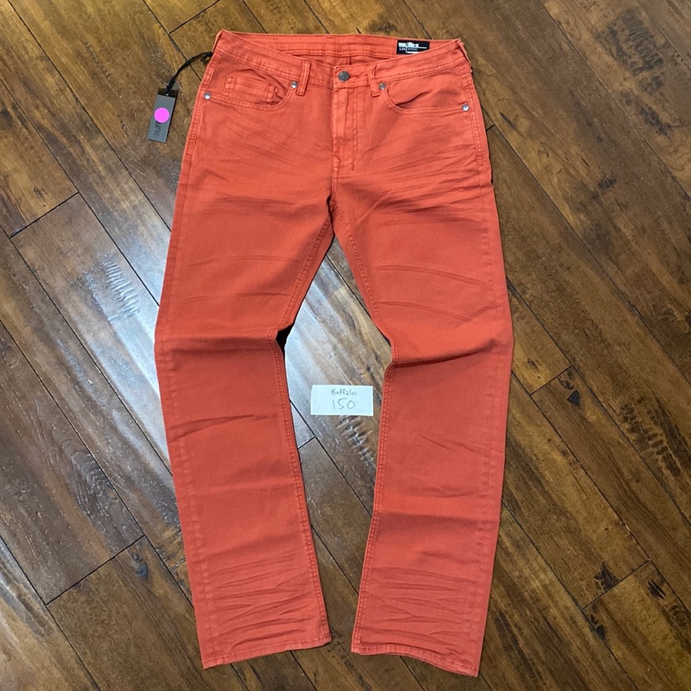 NWT Buffalo David Bitton Sample Six-X Slim Straight Stretch Jeans #B150